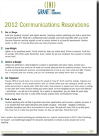2012 Communiations Resolutions by Grant and Associates