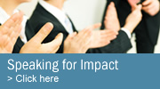 Elevate your speaking skills - attend a Speaking for Impact seminar